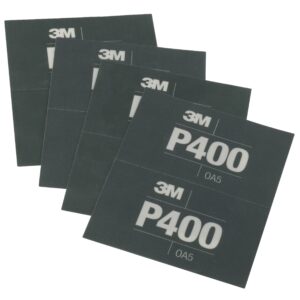 3M™ Hookit™ Flexible Schleifstreifen 270J, Grün, 140 mm x 171 mm, P400, 34337, 15 Stk.