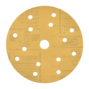 3M™ Hookit™ Soft Schleifscheibe 216U, 150 mm, 15-fach gelocht, P600, 51091, 25Stk.
