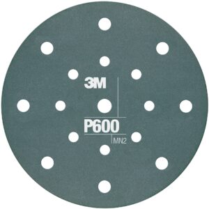 3M™ Hookit™ Flexible Schleifscheibe 270J, 150 mm, 17-fach gelocht, P600, 34801, 25 Stk.