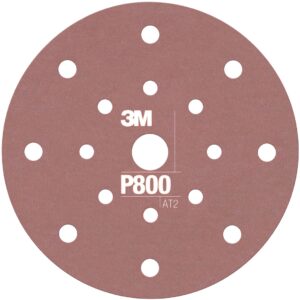 3M™ Hookit™ Flexible Schleifscheibe 270J, 150 mm, 17-fach gelocht, P800, 34802, 25 Stk.