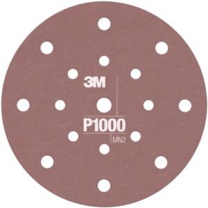 3M™ Hookit™ Flexible Schleifscheibe 270J, 150 mm, 17-fach gelocht, P1000, 34803 25 Stk.