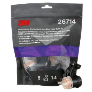 3M™ HVLP Hochleistungsdüsenkopf für Fließbecher, Orange, 1,4 mm, 26714