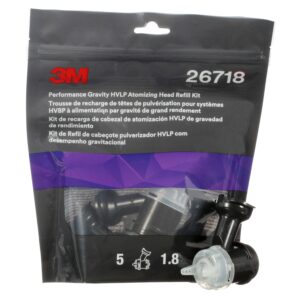 3M™ HVLP Hochleistungsdüsenkopf für Fließbecher, Klar, 1,8 mm, 26718