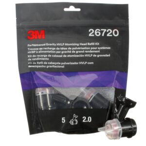 3M™ HVLP Hochleistungsdüsenkopf für Fließbecher, Rot, 2,0 mm, 26720