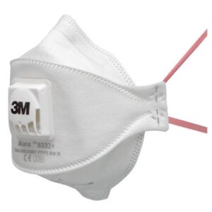 3M™ Aura™ Partikelmaske, FFP3, mit Ventil, Großpackung, 9332+