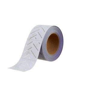 3M™ Cubitron™ II Hookit™ Schleifstreifen 737U auf Rolle, 70 mm x 12 m, Multihole, 320+, 51436