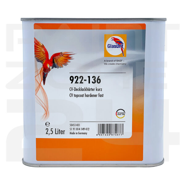 Glasurit 922-136 CV Hardener - 2,5 ltr