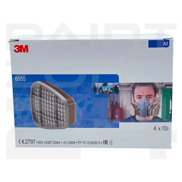 8x 3M 6055 Organic Vapour Filter A2