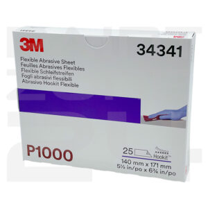25x 3M 34341 P1000 Hookit Flexible Stripes