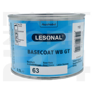 Lesonal WB GT 63 basecoat - 0,5 ltr